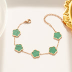 Parthenocissus Flower Titanium Bracelet
